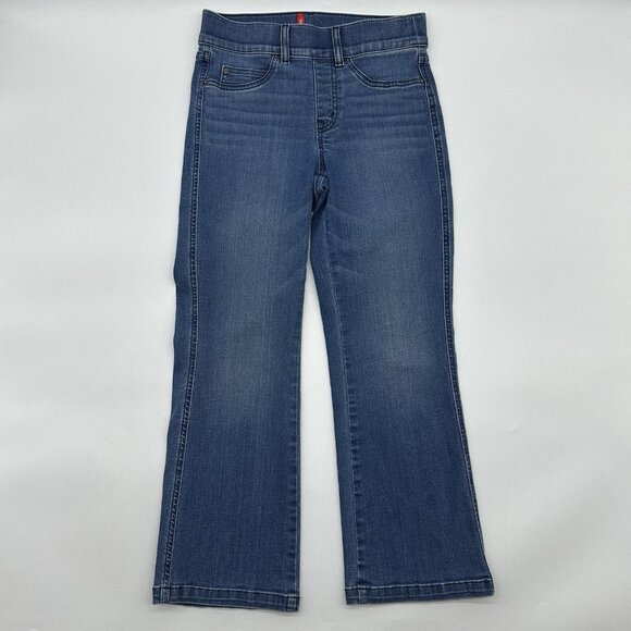 SPANX Kick Flare in Vintage Indigo Size Small Petite Pull-On Elastic Waist Jeans - Picture 2 of 11